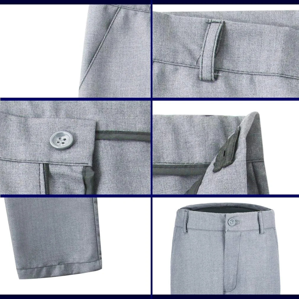 Boy Slim Fit Suit Kids Formal Suits for Boys Vest Pants and Shirt Set 2T