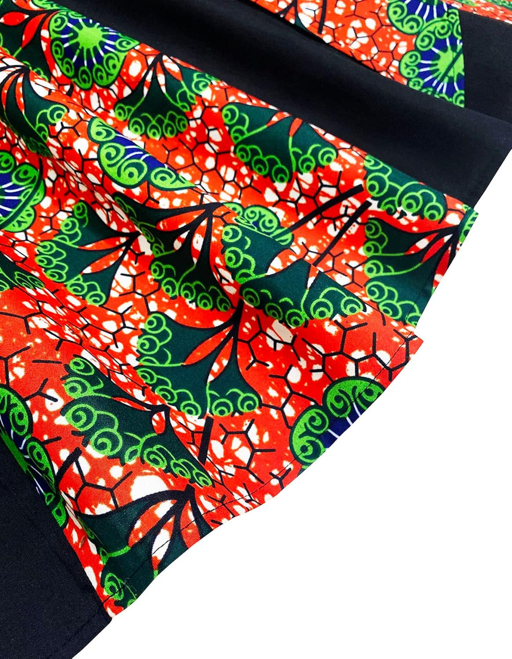 Women'S African Wax Skirt Ankara Print Long Maxi Skirts with Pockets One Size